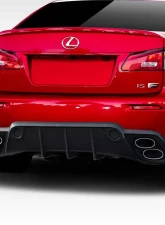 2008-2014 Lexus IS-F Duraflex W-1 Rear Bumper - 1 Piece                                     - 114737 - Image 2
