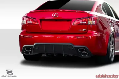 2008-2014 Lexus IS-F Duraflex W-1 Rear Bumper - 1 Piece - 114737
