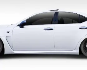 2008-2014 Lexus IS-F Duraflex W-1 Side Skirts Rocker Panels - 2 Piece