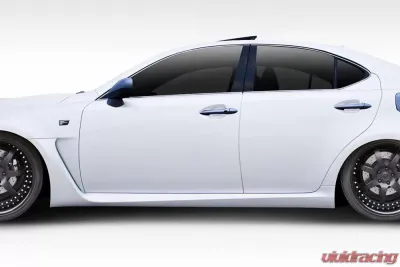2008-2014 Lexus IS-F Duraflex W-1 Side Skirts Rocker Panels - 2 Piece - 114740