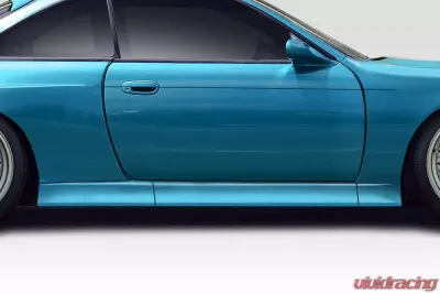 1995-1998 Nissan 240SX S14 Duraflex B Sport Wide Body Side Skirts Rocker Panels - 4 Piece - 114753