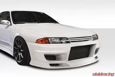 1989-1994 Nissan Skyline R32 2DR / 4DR Duraflex Demon V2 Front Bumper Cover - 1 Piece - 114763