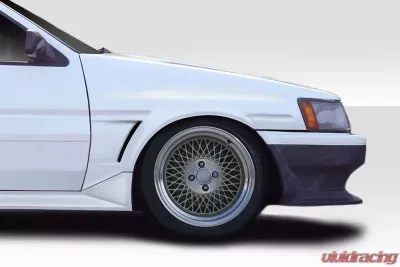 1984-1987 Toyota Corolla Levin 2DR / HB Duraflex JB Sport 20mm Front Fenders - 2 Piece - 114793