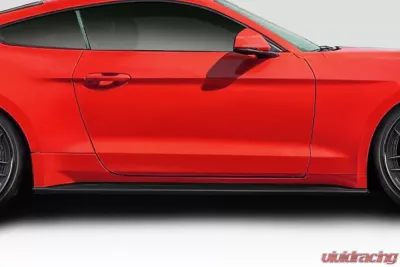 2015-2023 Ford Mustang Duraflex KT Side Skirt Rocker Panels - 2 Piece - 114806