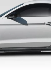 2015-2023 Ford Mustang Duraflex KT Style Side Skirt Rocker Panels Add-Ons - 4 Piece                                     - 114805 - Image 2