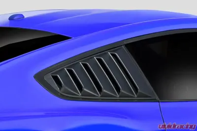 2015-2023 Ford Mustang Duraflex KT Window Scoops - 2 Piece - 114809