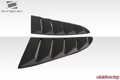 2015-2023 Ford Mustang Duraflex KT Window Scoops - 2 Piece - 114809