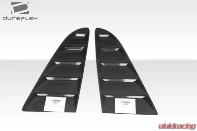 2015-2023 Ford Mustang Duraflex KT Window Scoops - 2 Piece - 114809