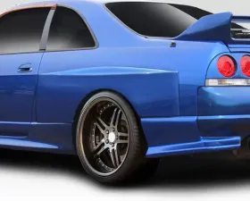 1995-1998 Nissan Skyline R33 2DR Duraflex LDE Wide Body Rear Fender Flares - 2 Piece