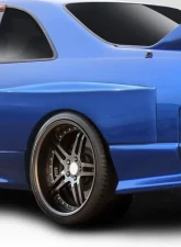 1995-1998 Nissan Skyline R33 2DR Duraflex LDE Wide Body Rear Fender Flares - 2 Piece                                     - 114810 - Image 4