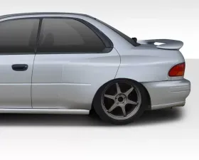 1993-2001 Subaru Impreza 4DR Duraflex 22B Look Rear Fender Flares - 5 Piece