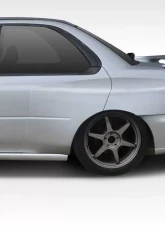 1993-2001 Subaru Impreza 4DR Duraflex 22B Look Rear Fender Flares - 5 Piece                                     - 114815 - Image 4