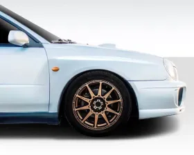 2002-2003 Subaru Impreza WRX STI 4DR Duraflex WRC Look Wide Body Front Fenders - 2 Piece