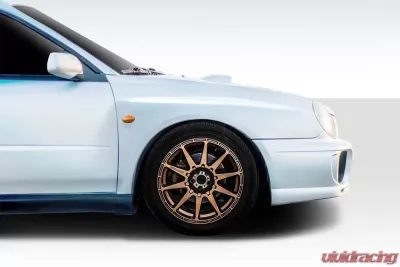 2002-2003 Subaru Impreza WRX STI 4DR Duraflex WRC Look Wide Body Front Fenders - 2 Piece - 114817