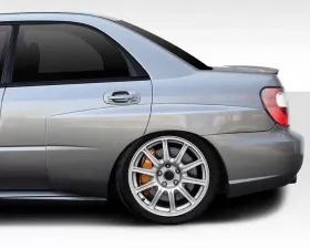 2002-2007 Subaru Impreza WRX STI 4DR Duraflex WRC Look Wide Body 50MM Rear Fender Flares - 5 Piece