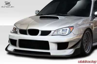 2006-2007 Subaru Impreza WRX STI 4DR Duraflex M-1 Sport Front Bumper Cover - 4 Piece ( Includes Canards) - 114823
