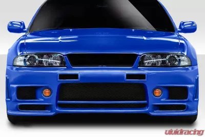 1995-1998 Nissan Skyline R33 2DR / 4DR Duraflex N-1 Front Bumper Cover - 1 Piece - 114827
