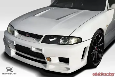 1995-1998 Nissan Skyline R33 2DR / 4DR Duraflex N-1 Front Bumper Cover - 1 Piece - 114827