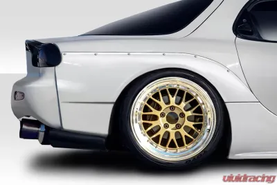 1993-1997 Mazda RX-7 Duraflex RE GT Wide Body Rear Fender Flares - 2 Piece - 114838