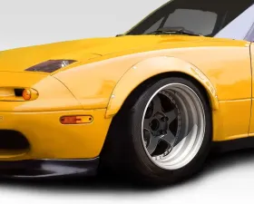 1990-1997 Mazda Miata Duraflex Rocket Wide Body Front Fender Flares - 4 Piece