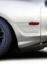 1993-1998 Toyota Supra Duraflex RD-X Rear Add Ons Spat Extensions - 2 Piece                                     - 114843 - Image 2