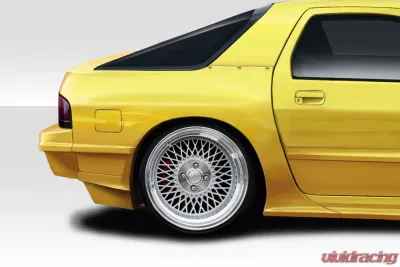 1986-1991 Mazda RX-7 Duraflex RE Wide Body Rear Fenders - 2 Piece - 114860