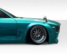 1993-1997 Mazda RX-7 Duraflex TKO Boss Wide Body Front Fenders - 4 Piece