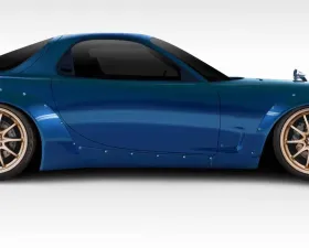 1993-1997 Mazda RX-7 Duraflex TKO Boss Wide Body Side Skirt Rocker Panels - 2 Piece