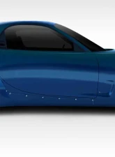 1993-1997 Mazda RX-7 Duraflex TKO Boss Wide Body Side Skirt Rocker Panels - 2 Piece                                     - 114868 - Image 5