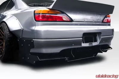 1999-2002 Nissan Silvia S15 Duraflex TKO RBS Wide Body Rear Diffuser - 7 Piece - 114875