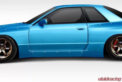1989-1994 Nissan Skyline R32 2DR Duraflex TKO RBS Side Skirt Rocker Panels - 2 Piece - 114876