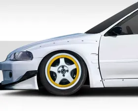1992-1995 Honda Civic 2dr / HB Duraflex TKO RBS Wide Body Front Fenders - 2 Piece