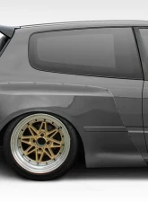 1992-1995 Honda Civic HB Duraflex TKO RBS Wide Body Rear Fender Flares - 2 Piece                                     - 114888 - Image 6