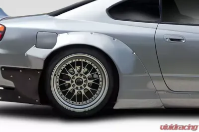 1999-2002 Nissan Silvia S15 Duraflex TKO RBS Wide Body Rear Fender Flares - 2 Piece - 114890