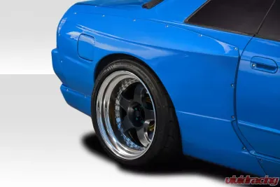 1989-1994 Nissan Skyline R32 2DR Duraflex TKO RBS Wide Body Rear Fender Flares - 2 Piece - 114891