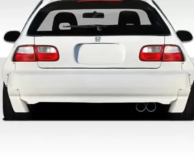 1992-1995 Honda Civic HB Duraflex TKO RBS Wide Body Rear Bumper Add-Ons - 2 Piece
