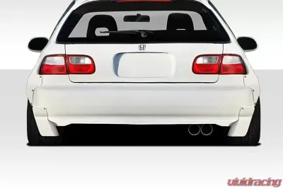 1992-1995 Honda Civic HB Duraflex TKO RBS Wide Body Rear Bumper Add-Ons - 2 Piece - 114902