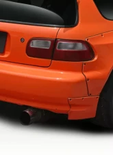 1992-1995 Honda Civic HB Duraflex TKO RBS Wide Body Rear Bumper Add-Ons - 2 Piece                                     - 114902 - Image 2