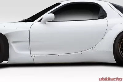 1993-1997 Mazda RX-7 Duraflex TKO RBS Wide Body Side Skirts Rocker Panels - 2 Piece - 114905