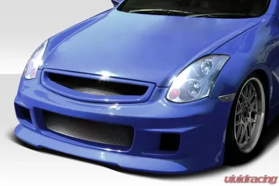 2003-2004 Infiniti G Sedan G35 Duraflex Type G Front Bumper Cover - 1 Piece - 114909