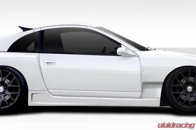 1990-1996 Nissan 300ZX Z32 2+2 Duraflex Vapor Wide Body Side Skirts Rocker Panels - 2 Piece - 114914