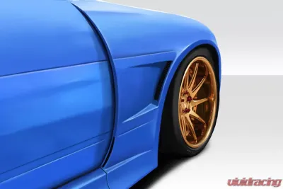 1989-1994 Nissan 240SX S13 Duraflex V Speed Wide Body Front Fenders - 2 Piece - 114924
