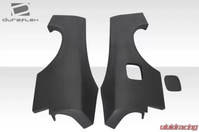 1989-1994 Nissan 240SX S13 HB Duraflex V Speed Wide Body Rear Fenders - 3 Piece - 114925