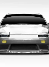 1989-1994 Nissan 240SX S13 Duraflex V Speed Wide Body Front Bumper Cover - 3 Piece                                     - 114926 - Image 4