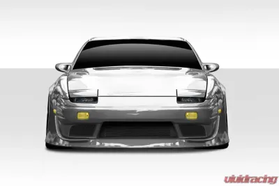 1989-1994 Nissan 240SX S13 Duraflex V Speed Wide Body Front Bumper Cover - 3 Piece - 114926