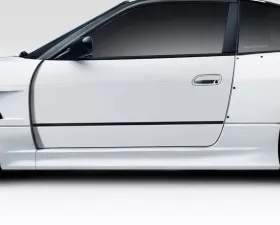1989-1994 Nissan 240SX S13 Duraflex V Speed Wide Body Side Skirt Rocker Panels - 2 Piece