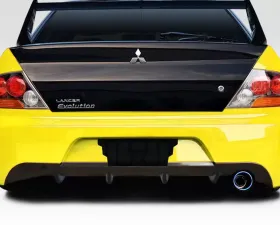 2003-2006 Mitsubishi Lancer Evolution 8 9 Duraflex VTX Rear Bumper Cover - 1 Piece