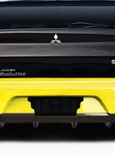 2003-2006 Mitsubishi Lancer Evolution 8 9 Duraflex VTX Rear Bumper Cover - 1 Piece                                     - 114929 - Image 7