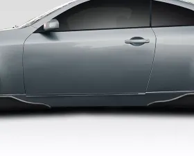 2003-2007 Infiniti G Coupe G35 Duraflex Vader Side Skirts Rocker Panels Add Ons Spat Extensions - 4 Piece