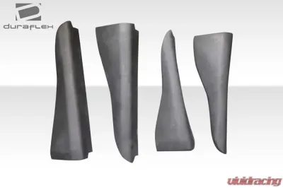 2003-2007 Infiniti G Coupe G35 Duraflex Vader Side Skirts Rocker Panels Add Ons Spat Extensions - 4 Piece - 114932